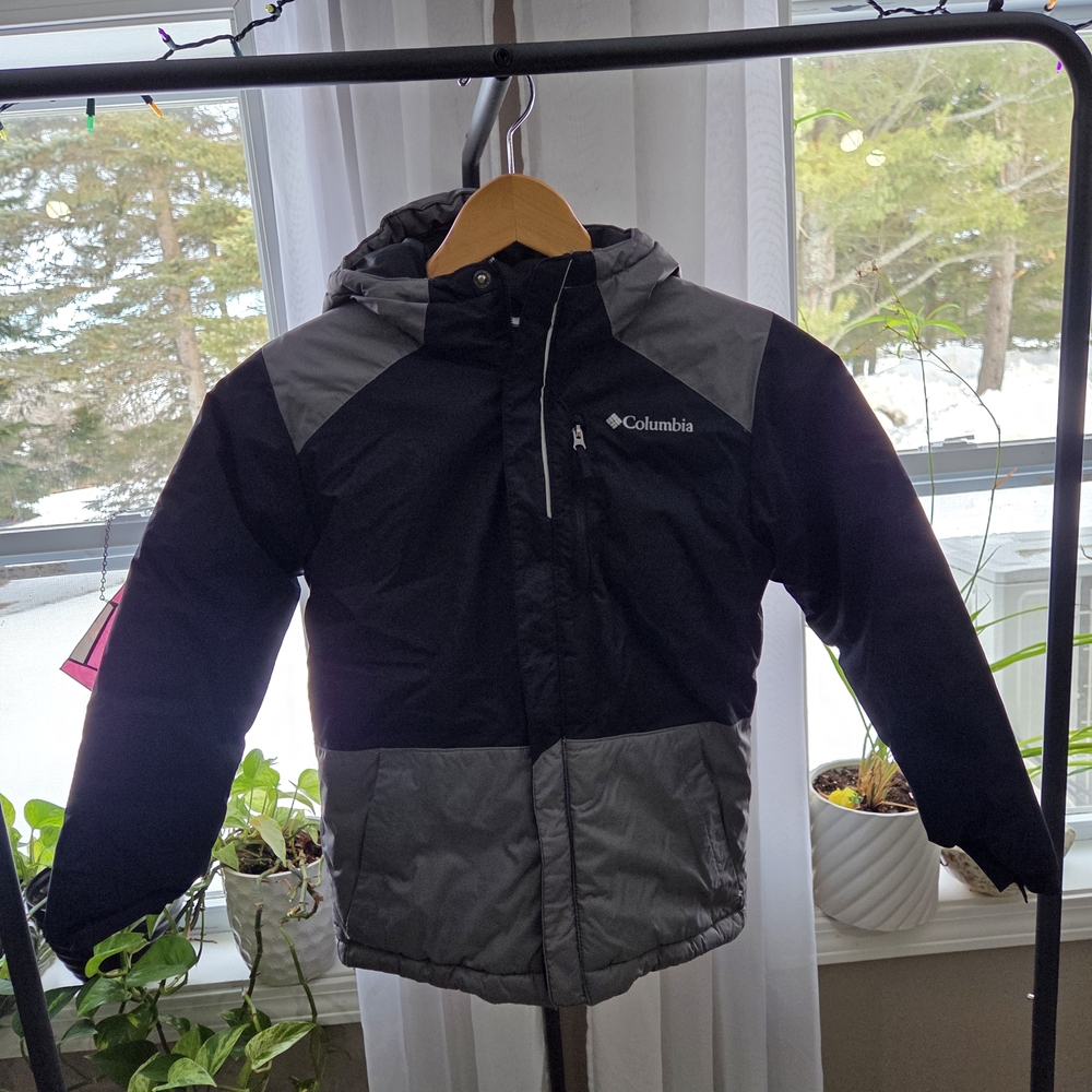 Columbia Kids Black and Gray Jacket